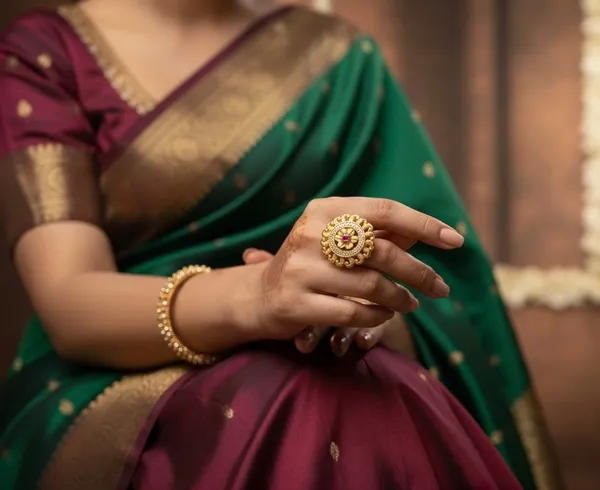 Gold_Rudraksha_Ring_For_Women